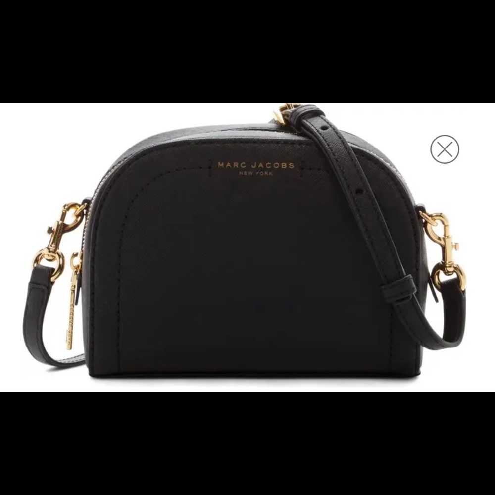 Marc Jacobs Black Playback Leather Crossbody Bag